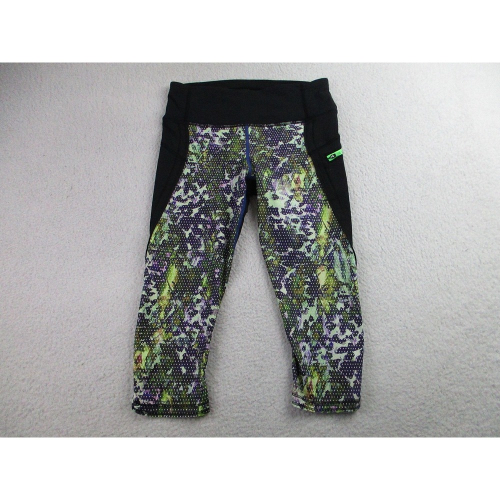 Lululemon Leggings Womens Size 4 Capri Inspire Tight Pocket Pants Active Stretch
